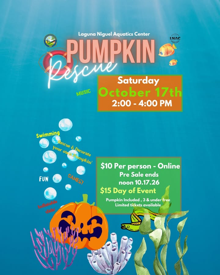 🎃 Make a splash at Pumpkin Rescue!

Dive into our Pumpkin Splash! Kids ages 2+ w...