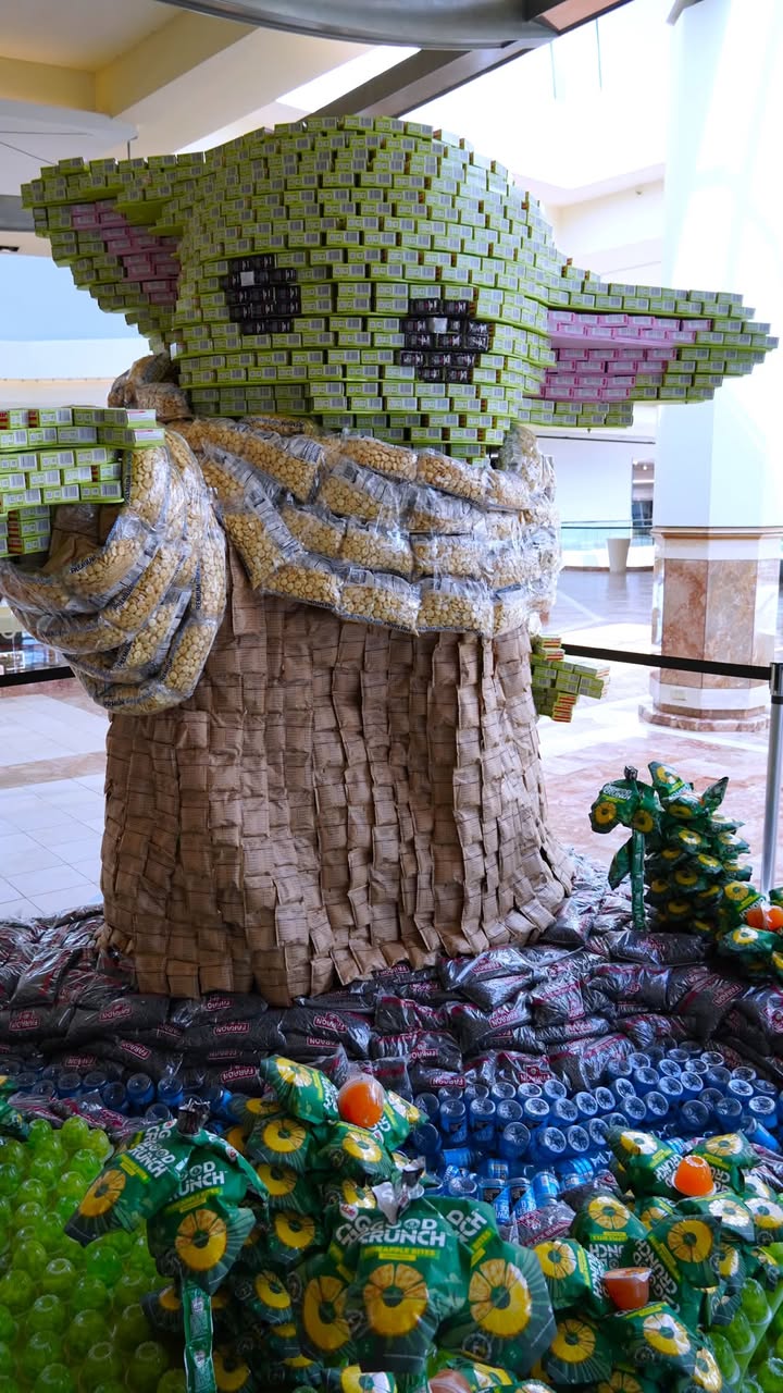Built can by can, these towering sculptures prove that generosity can take...