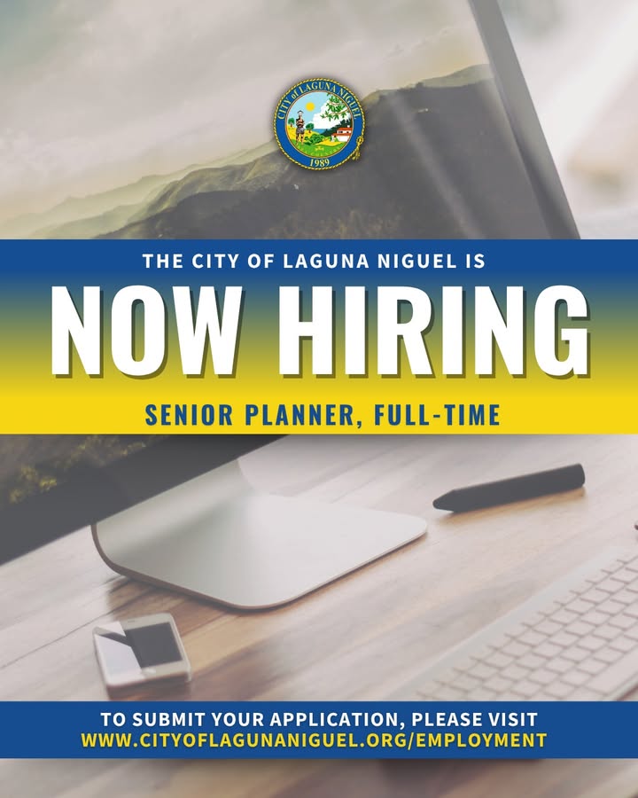 📢 The City of Laguna Niguel is now hiring a Senior Planner!

It’s an exciting ti...