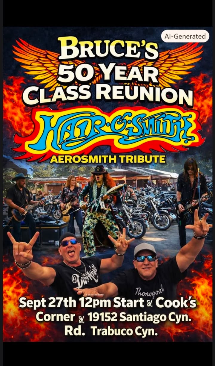 This Sunday the 27th 12pm Free show Cook's Corner  end of Summer blast... Come...
