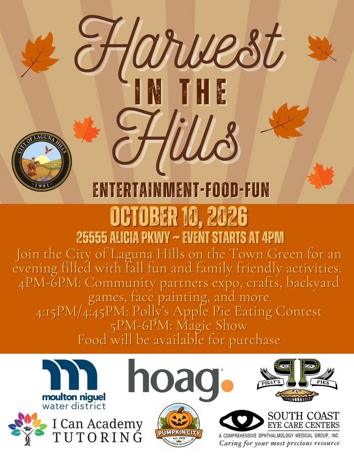 🍂Our Harvest in the Hills event is next week on Saturday, October 10!🍂

We will...