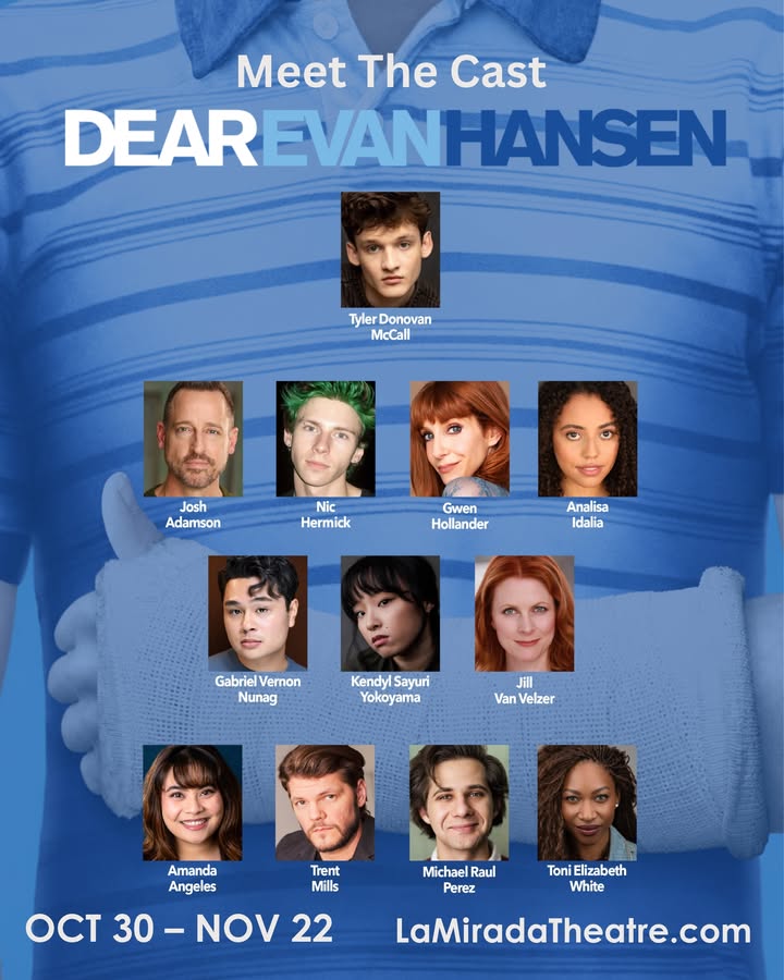 We are thrilled to announce the cast of Dear Evan Hansen at La Mirada Theatre!...