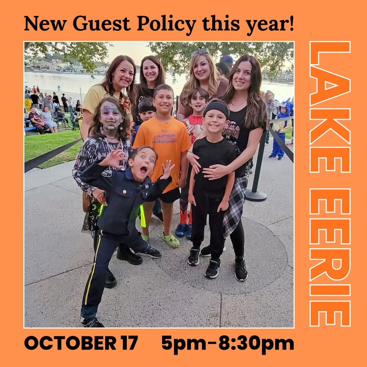 NEW GUEST POLICY FOR LAKE EERIE!
• 8 guest maximum per member-household
• Guest...