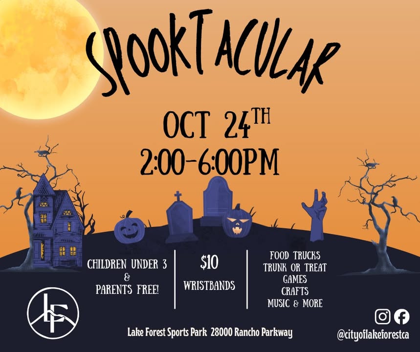 Get ready for an afternoon of Halloween fun at Lake Forest’s Spooktacular! 🎃...