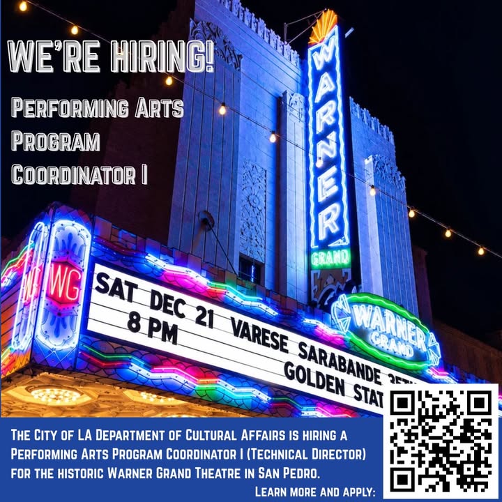 The City of LA Department of Cultural Affairs is hiring an Emergency...