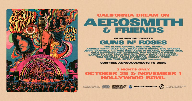 AEROSMITH & FRIENDS just got a little louder....

Excited to share that special...