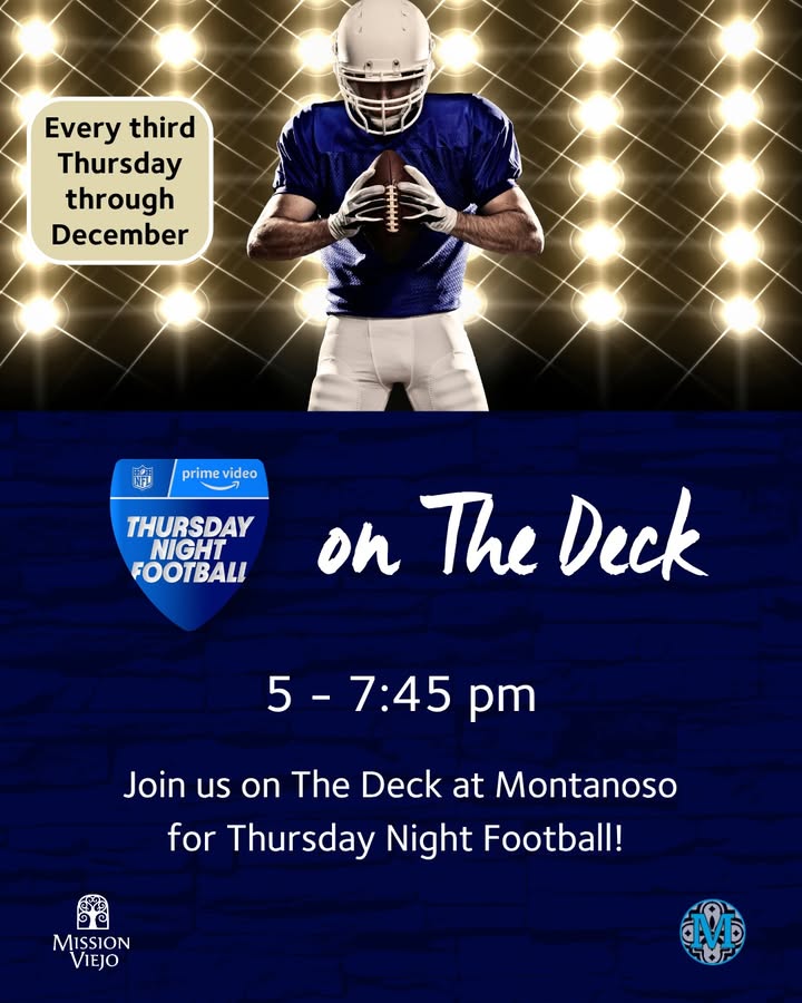 🏈Join us on The Deck at Montanoso Recreation and Fitness Center every third Th...