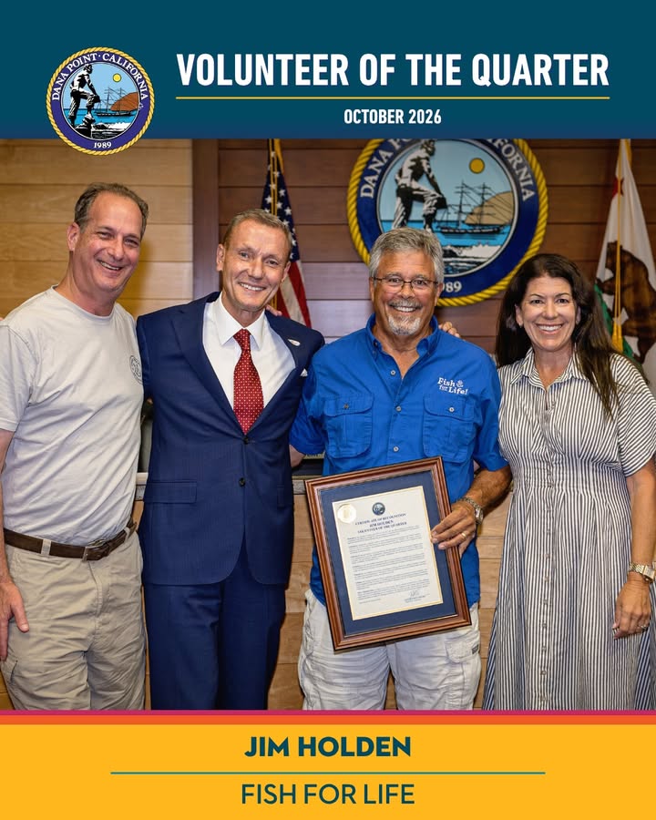 🎉 The City of Dana Point recognized Jim Holden as Volunteer of the Quarter! 🎉...