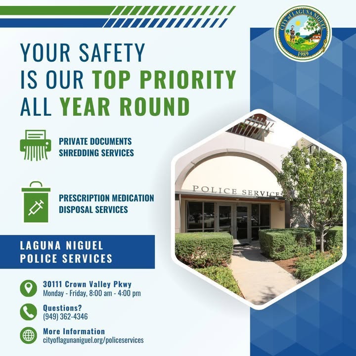 👀 Need to Dispose of Private Documents or Prescription Medications Safely? 

🚔 L...