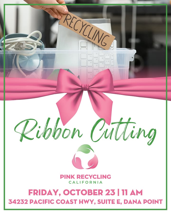 ♻️✂️ Join us as we celebrate Pink Recycling! Pink Recycling CA 

Come celebrate...