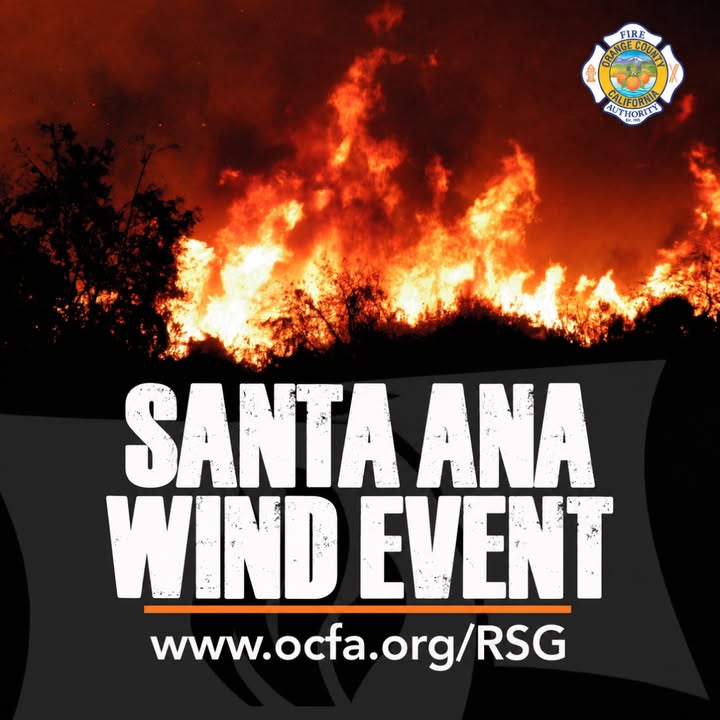 Santa Ana winds are expected Thursday through Saturday, peaking Friday, with...