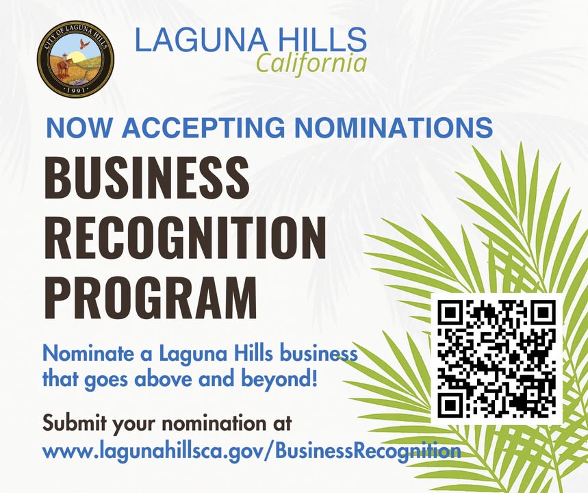 Celebrate Laguna Hills Businesses! 🌟

The City of Laguna Hills' Business Re...