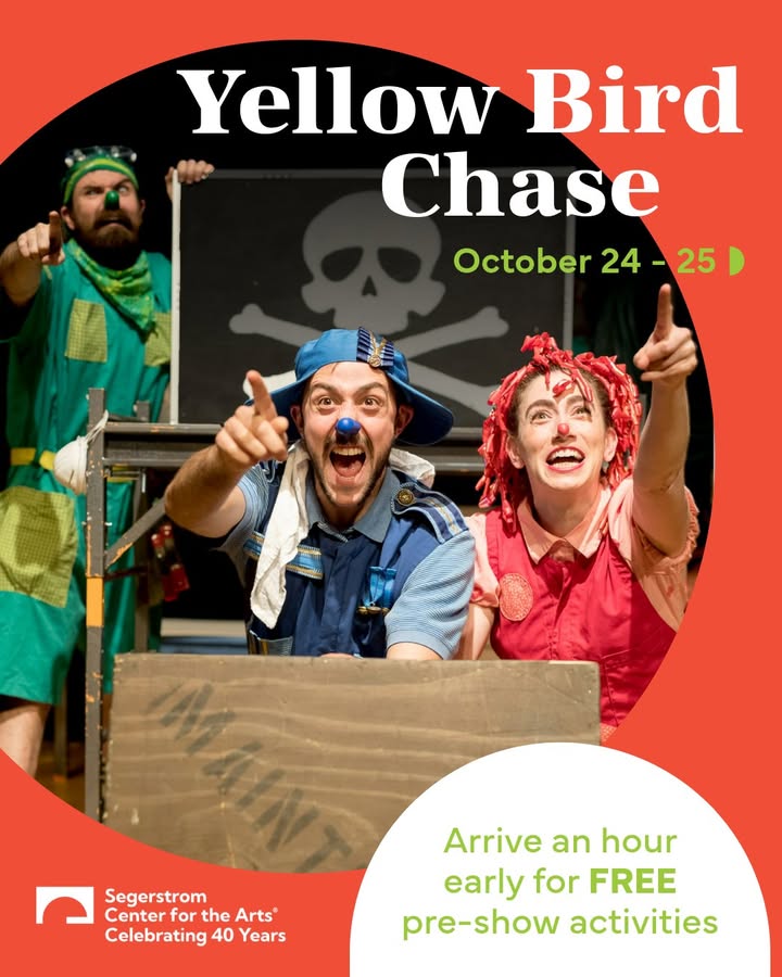 🎨🐦 Come one hour early for FREE pre-show fun before Yellow Bird Chase!

Arrive e...