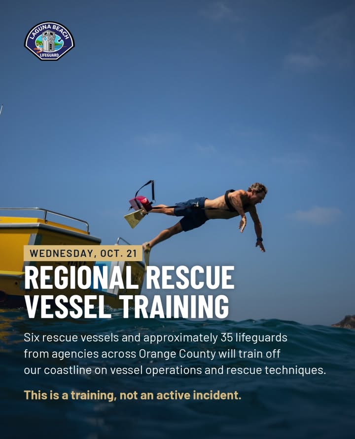 📣 Tomorrow, Wednesday, Oct. 21, Laguna Beach Marine Safety is hosting a re...