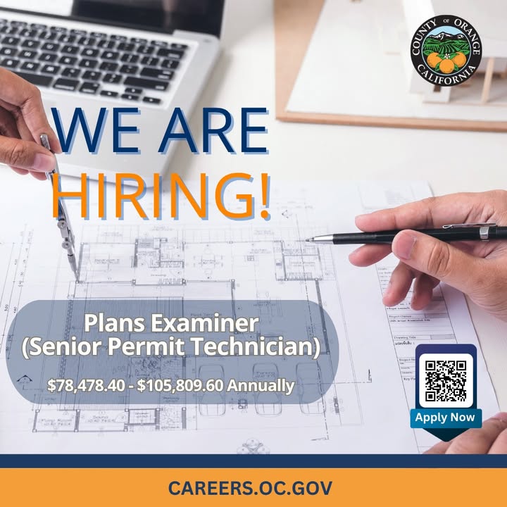 🏗️ Put your building code knowledge to work with OC Public Works! 📐

OC Public W...