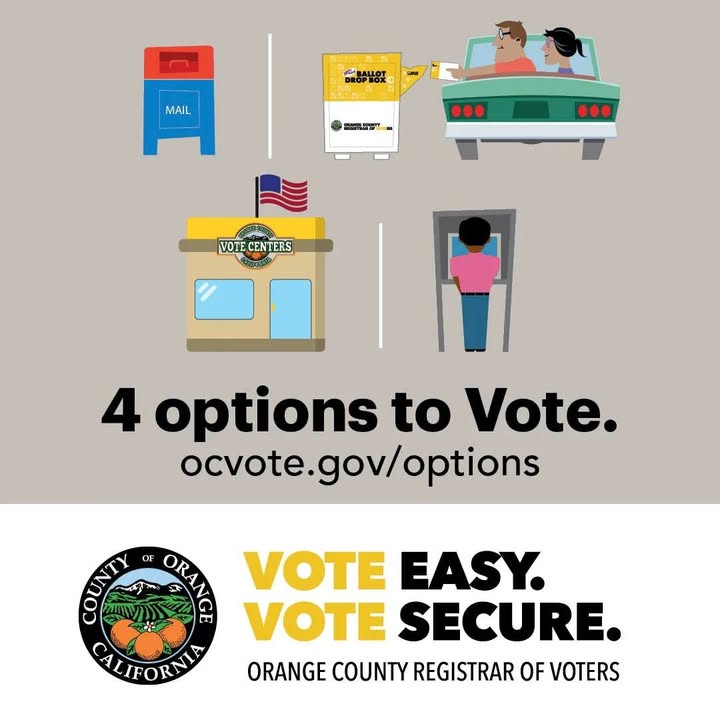 Registered voters in Mission Viejo and throughout Orange County have several...
