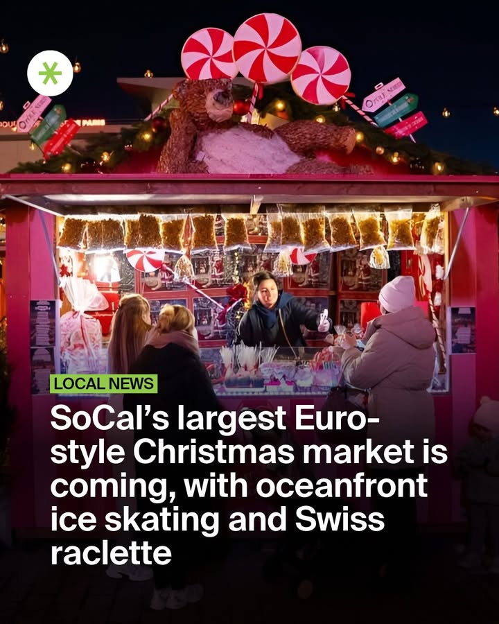 SoCal’s largest Euro-style Christmas market is coming, with oceanfront ice s...