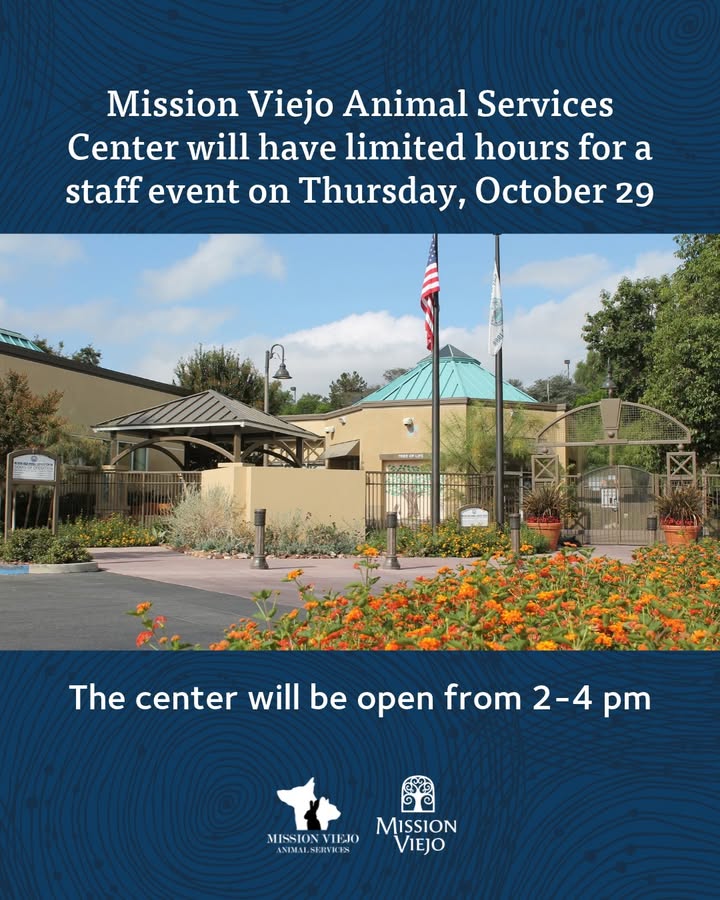Our center will have limited hours for a staff event on Thursday, October 29....