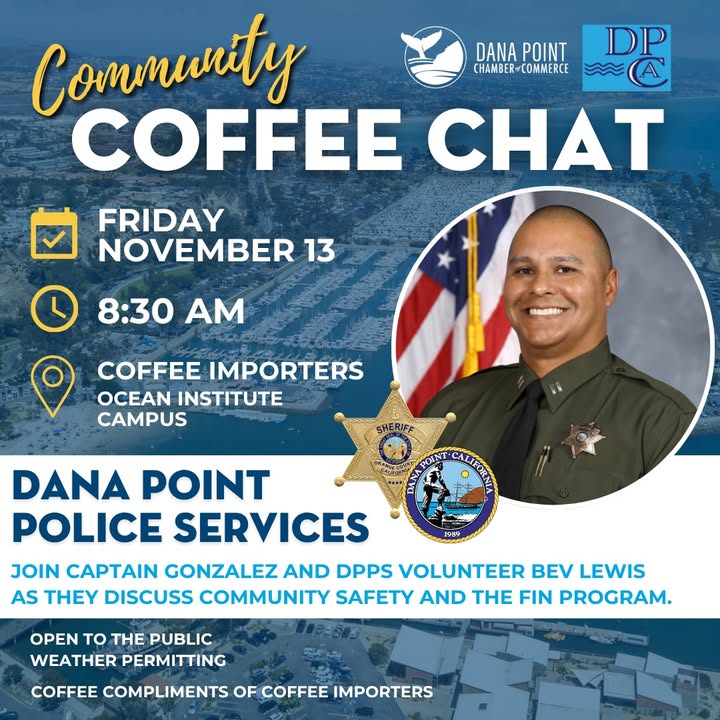☕️ Coffee, conversation, and community updates!

Join the Dana Point Civic Ass...