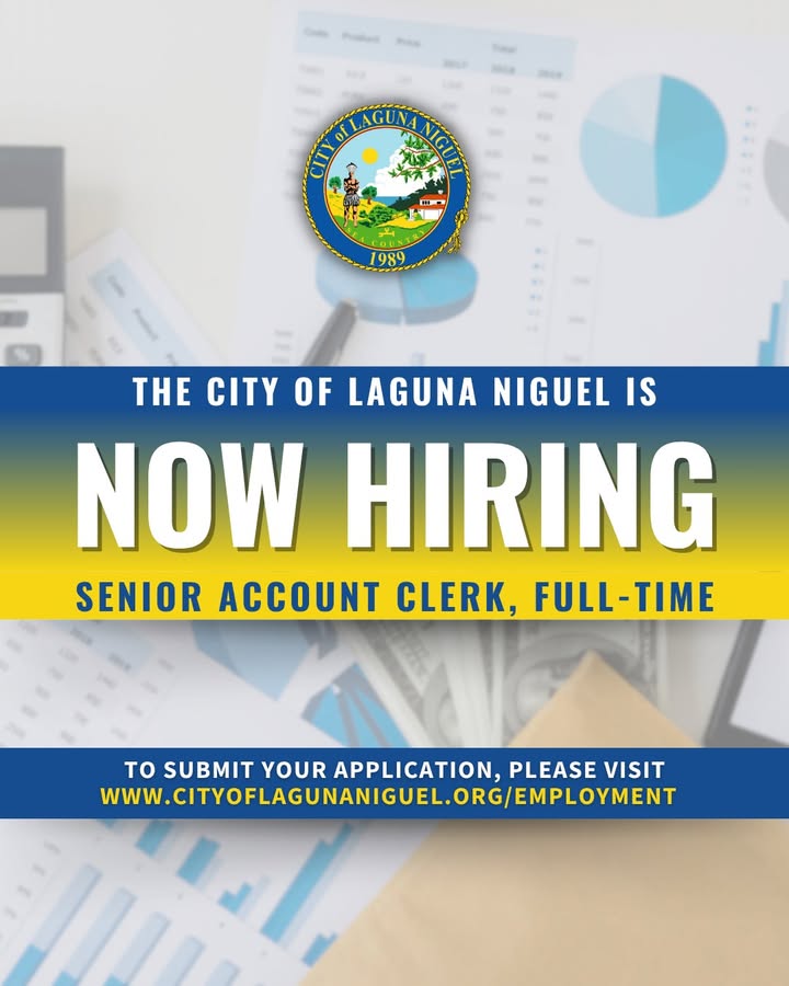 Join our team! The City of Laguna Niguel is seeking a dedicated and motivated...
